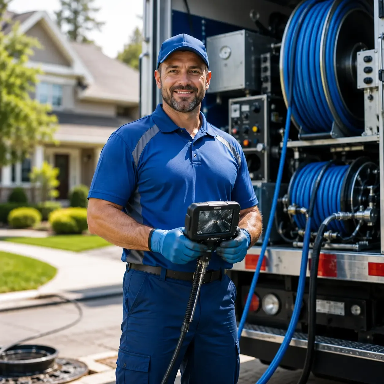 Local outdoor drain cleaning specialists in Romeo, MI